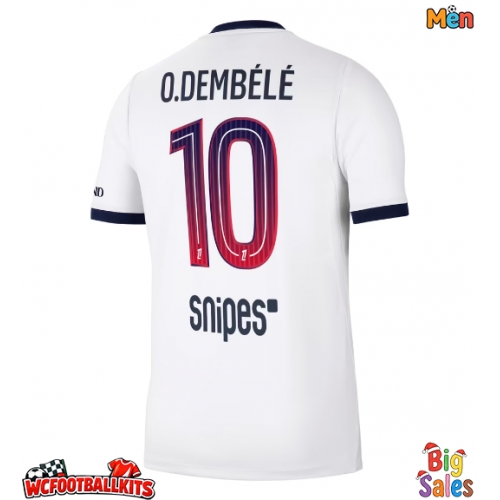Paris Saint-Germain Ousmane Dembele #10 Replica Away Stadium Shirt 2026-27 Short Sleeve